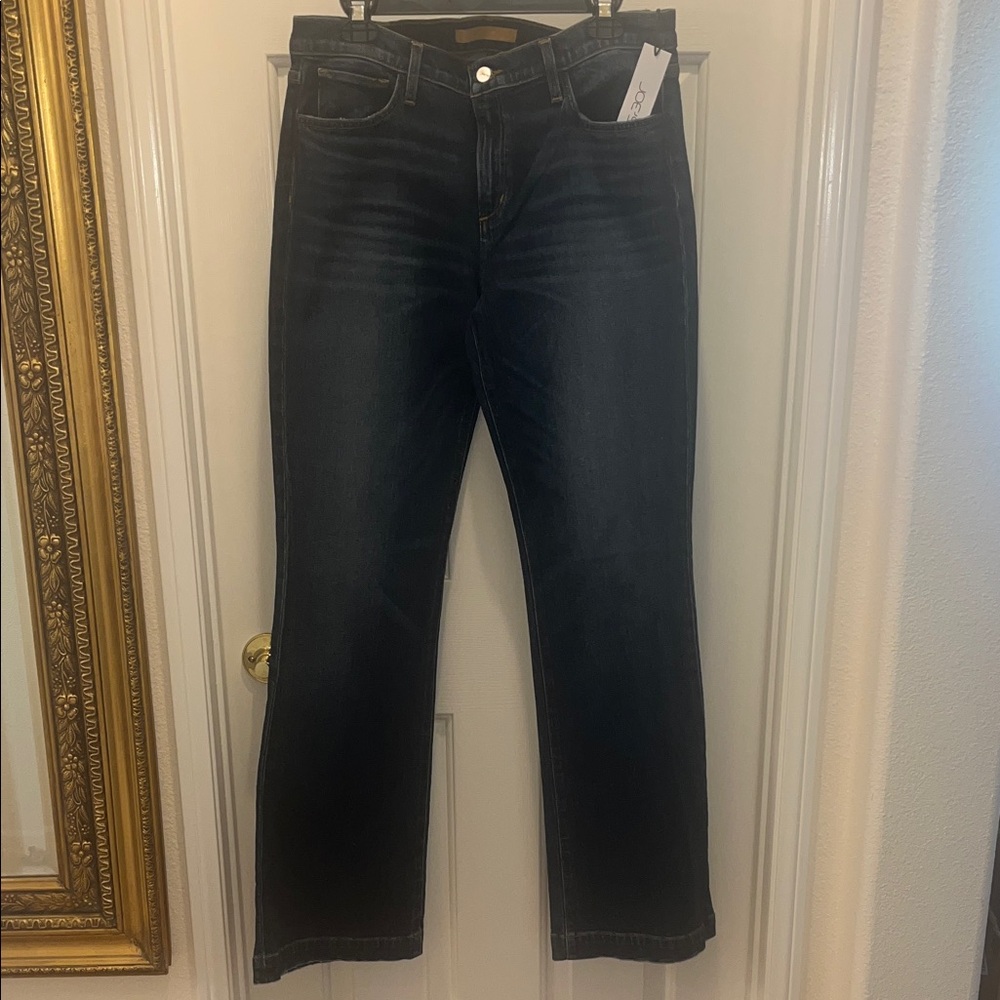 Joe's Jeans Womens Dark Blue Straight Leg Denim